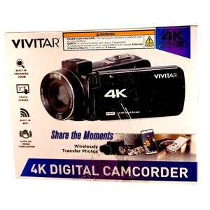 Vivitar 4K Digital Camcorder - Black